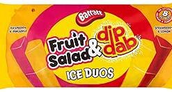 Barratt - Fruit Salad & Dip Dab Ice Pop Duos - 640ml
