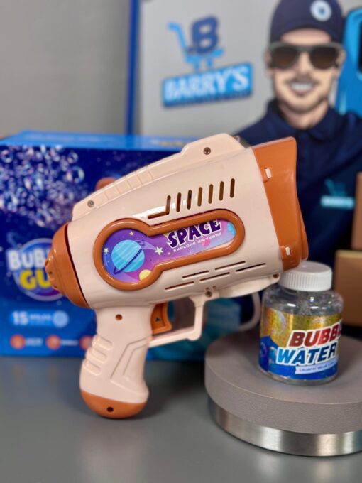 Bubble Gun - 15 Holes Bubble - Bubbles Included