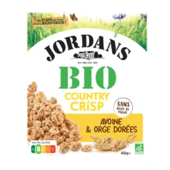 Jordans - Bio Country Crisp - Avoine & Orge Dorees - 450g