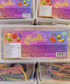 Corner Shop Sweets - Sour Tropical Flavour Laces - 200g Tubs
