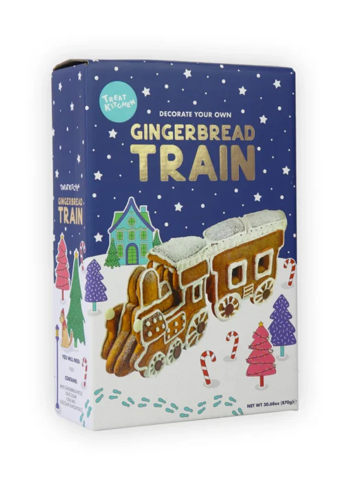 Treat Kitchen - Decorate Your Own Gingerbread Train Kit - 870g