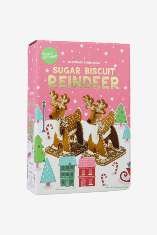 Treat Kitchen - Decorate Your Own Sugar Biscuit Reindeer Kit - 750g