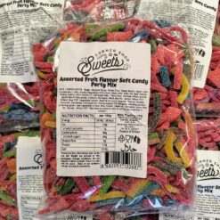 Corner Shop Sweets - Assorted Fruit Flavour Soft Candy Party Mix - 1 Kilogram