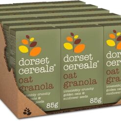 Dorset Cereals - Oat Granola - Irresistibly Crunchy Golden Oats & Sunflower Seeds - 18x85g