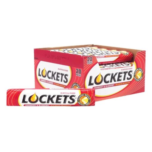 Lockets - Cranberry & Blueberry With Menthol & Eucalyptol - 20x41g CASE