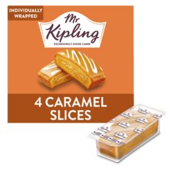 Mr Kipling - 4 Caramel Slices - 132g