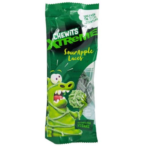 Chewits - Xtreme - Sour Apple Laces - 220g