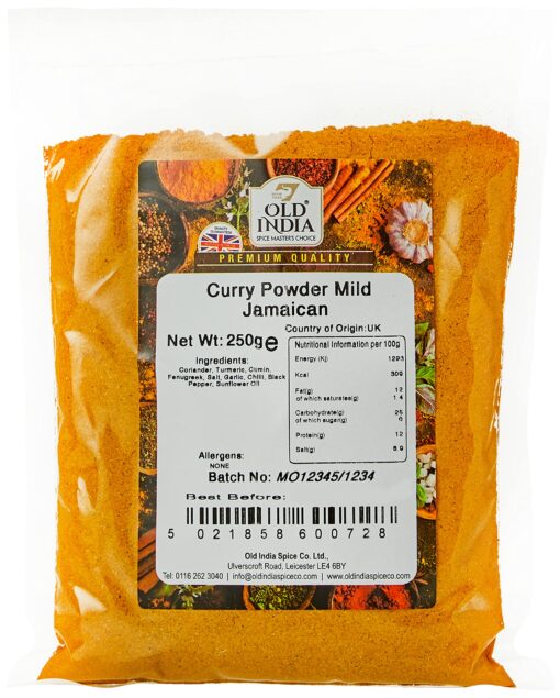 Old India - Curry powder Mild Jamaican - 250g