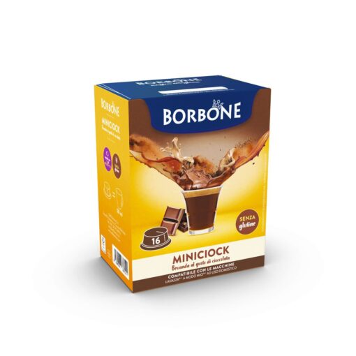 Borbone - Miniciock - 16 capsules - 128g BBE 09/04/2026