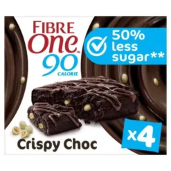 Fibre One - 4 Crispy Choc Brownies - 96g