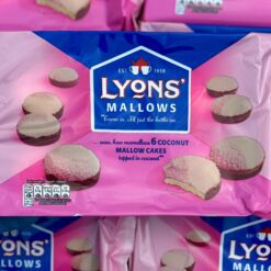 (2 FOR £1.00) Lyons Mallows - Pin Coconut Mallow Cakes - 125g