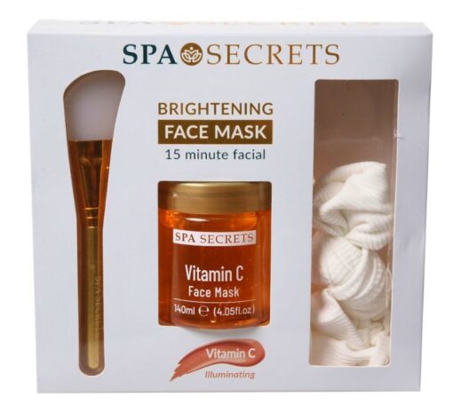 Spa Secrets - Brightening Face Mask - 15 Minute Facial Pamper Kit