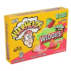 Warheads - Wedgies - Watermelon Punch, Cherry Limeade, Pink Lemonade Flavour - 99g