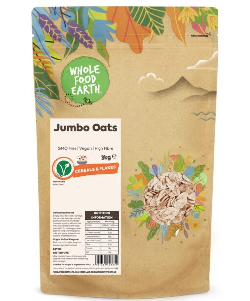 Whole Food Earth - Jumbo Oats - 3KG