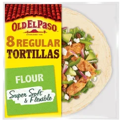 (2 FOR £1.00) Old El Paso - 8 Regular Tortillas - 326g