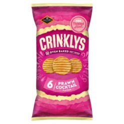 (2 FOR £1.50) Crinklys - Prawn Cocktail Flavour - 138g BBE 19/07/25