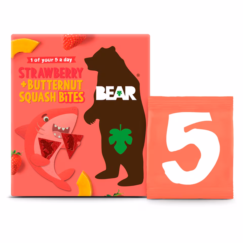 Bear Bites - Strawberry & Butternut Squash - 90g