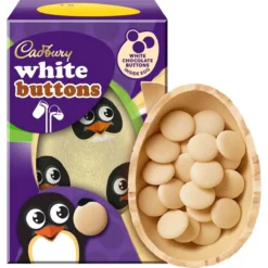 Cadbury - White Chocolate Egg with Buttons - 98g
