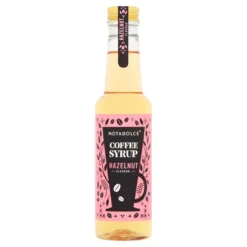 (3 FOR £1.00) Nota dolce coffee syrup hazel nut 250ml BBE 7/24