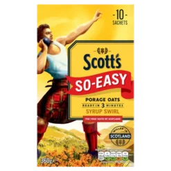 Scotts - So-Easy Porage Oats - Syrup Swirl - 288g