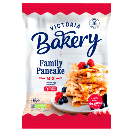 (2 FOR £1.00) Victoria Bakery - Family Pancake Mix - 480g BBE 31/03/25