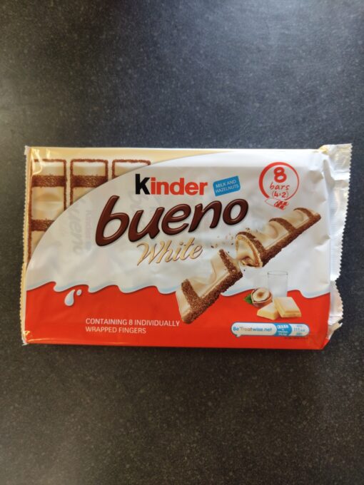 Kinder Bueno - White - 8 bars - 156g BBE 02/03/2025