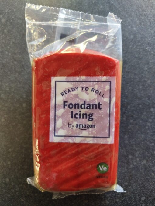 (3 FOR £1.00) Amazon - Red Fondant Icing - 250g