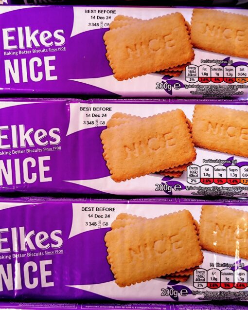 (3 FOR £1.00) Elkes - Nice Biscuit - 200g