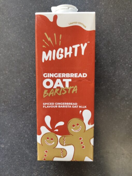 Mighty - Spiced Gingerbread Flavour Oat Milk Barista - 1 Ltr BBE 23/08/25