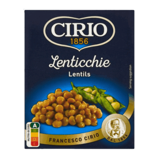 (2 FOR £1.00) Cirio lentils - 380g BBE 30/11/25