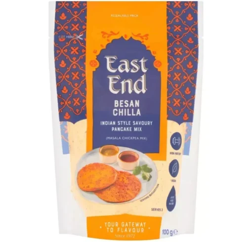 (2 FOR £1.00) East End - Besan Chilla Pancake Mix - 100g BBE 31/07/25