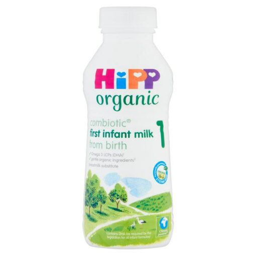 [ONLINE EXCLUSIVE] (3 FOR £1.00) Hipp Organic - First Infant Milk - Ready To Feed - 470ml BBE 15/07/25
