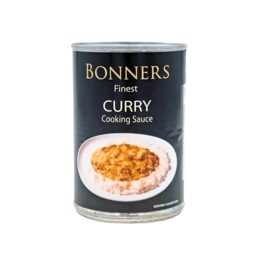 (2 for £1.50) Bonners - Curry Sauce Tin - 400g BBE 31/07/25