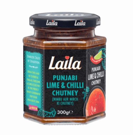 (3 FOR £1.00) Punjabi - Lime And Chilli Chutney - 300g BBE 30/06/24