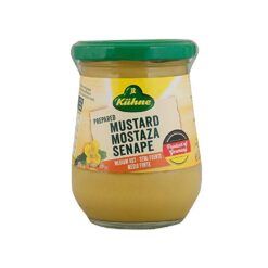 (4 FOR £1.00) Kuhne - Mustard Mostaza Senape - 255g BBE 09/11/24
