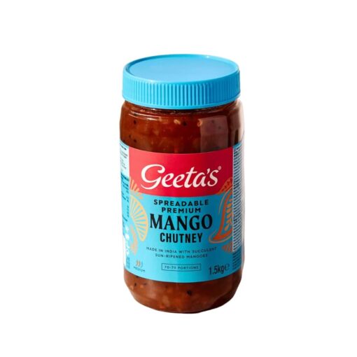 Geetas - Premium Spreadable Mango Chutney - 1.5kg BBE 30/08/25