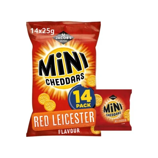 Mini Cheddars - Red Leicester - 14 Pack BBE 29/11/25