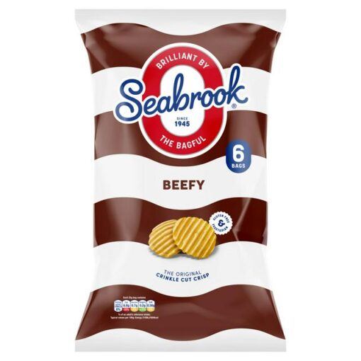 Seabrook - Beefy - 5x25g BBE 04/08/25