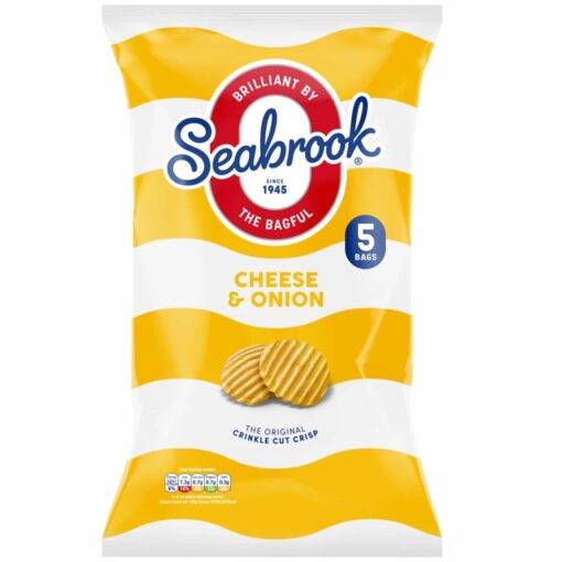 Seabrook - Cheese & Onion (5x25g) BBE 04/10/25