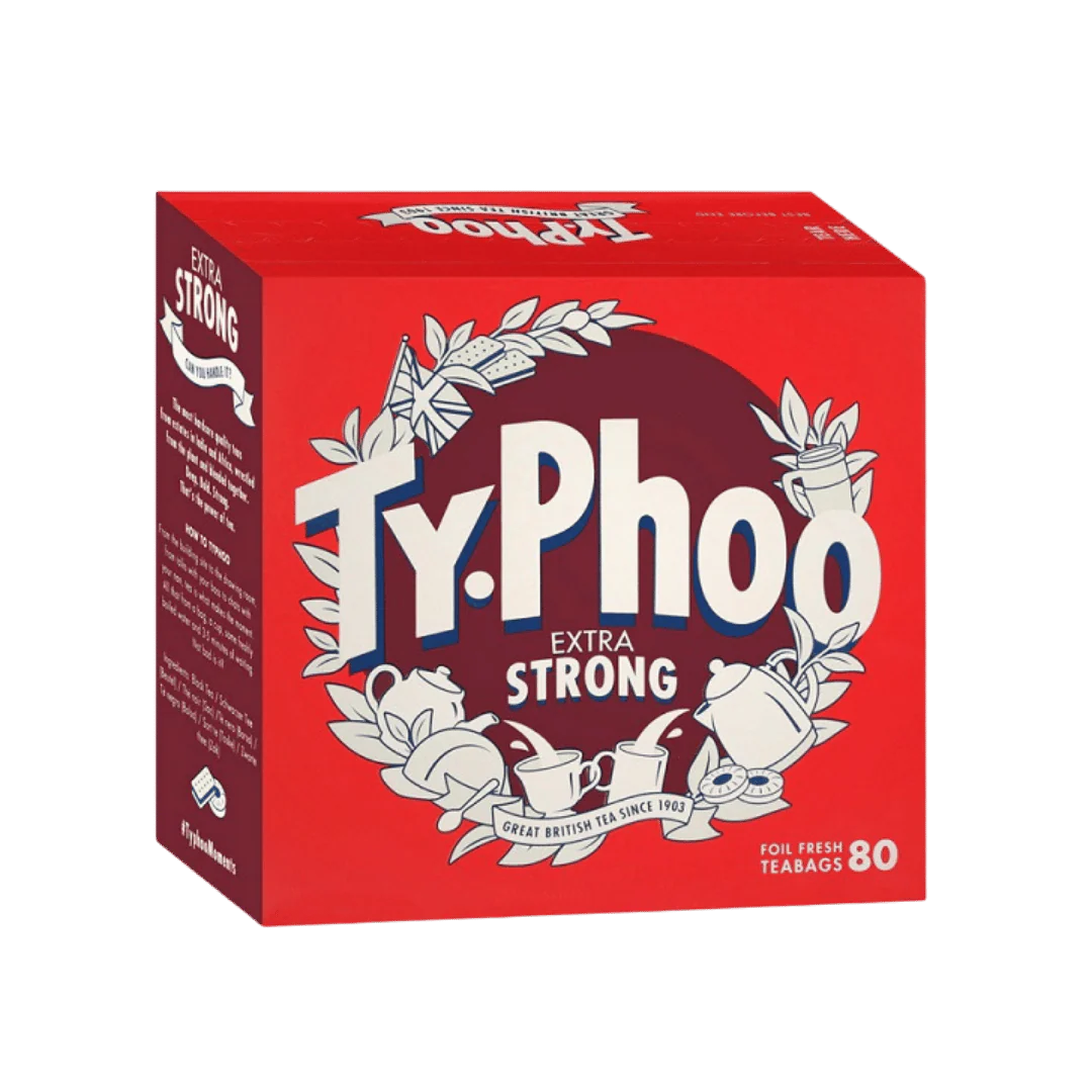 Ty-phoo Tea Bags - 80 pack BBE 28/02/27