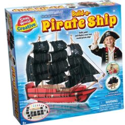 Small World Creative - Build-A-Pirate Ship - 9"W x 2"D x 9"H