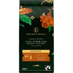 Exceptional - Colombian Roast Coffee Ground - Strength 4 - 227g BBE 28/02/27