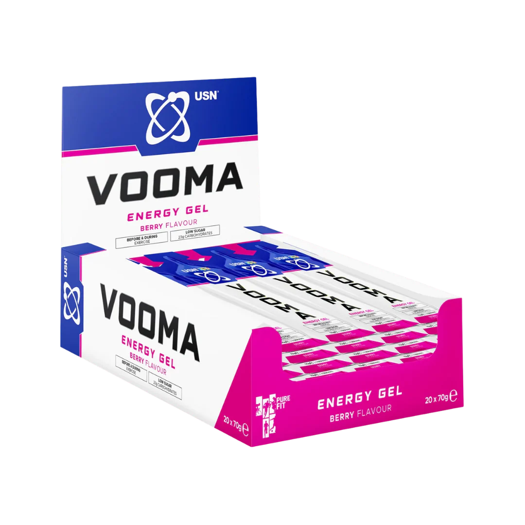 (CASE) Vooma - Energy Gel - Berry Flavour - 20x70g - BBE 30/09/25