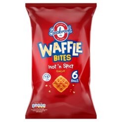 Seabrook - Waffle Bites - Hot n Spicy Flavour - 6x16g BBE 06/10/25