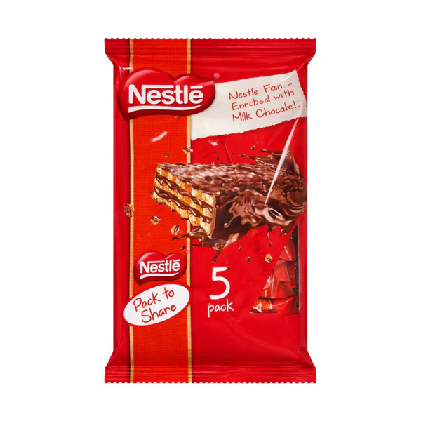 Nestle - Enrobed Wafer with Milk Chocolate - 5 Pack BBE 26/03/26