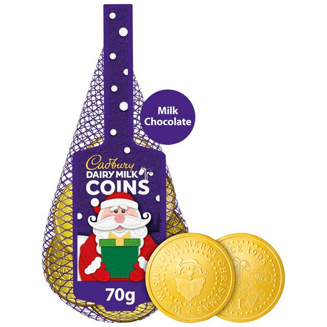 Cadbury - Dairy Milk Coins - 70g BBE 31/03/26
