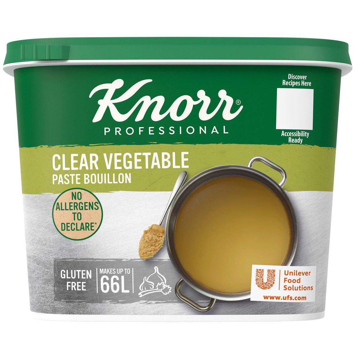 Knorr Professional - Clear Vegetable Stock - 1 Ltr - 66Ltr BBE 31/12/25