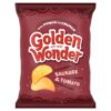 (4 FOR £1.00) Golden Wonder - Sausage & Tomato - 32.5g BBE 18/10/25