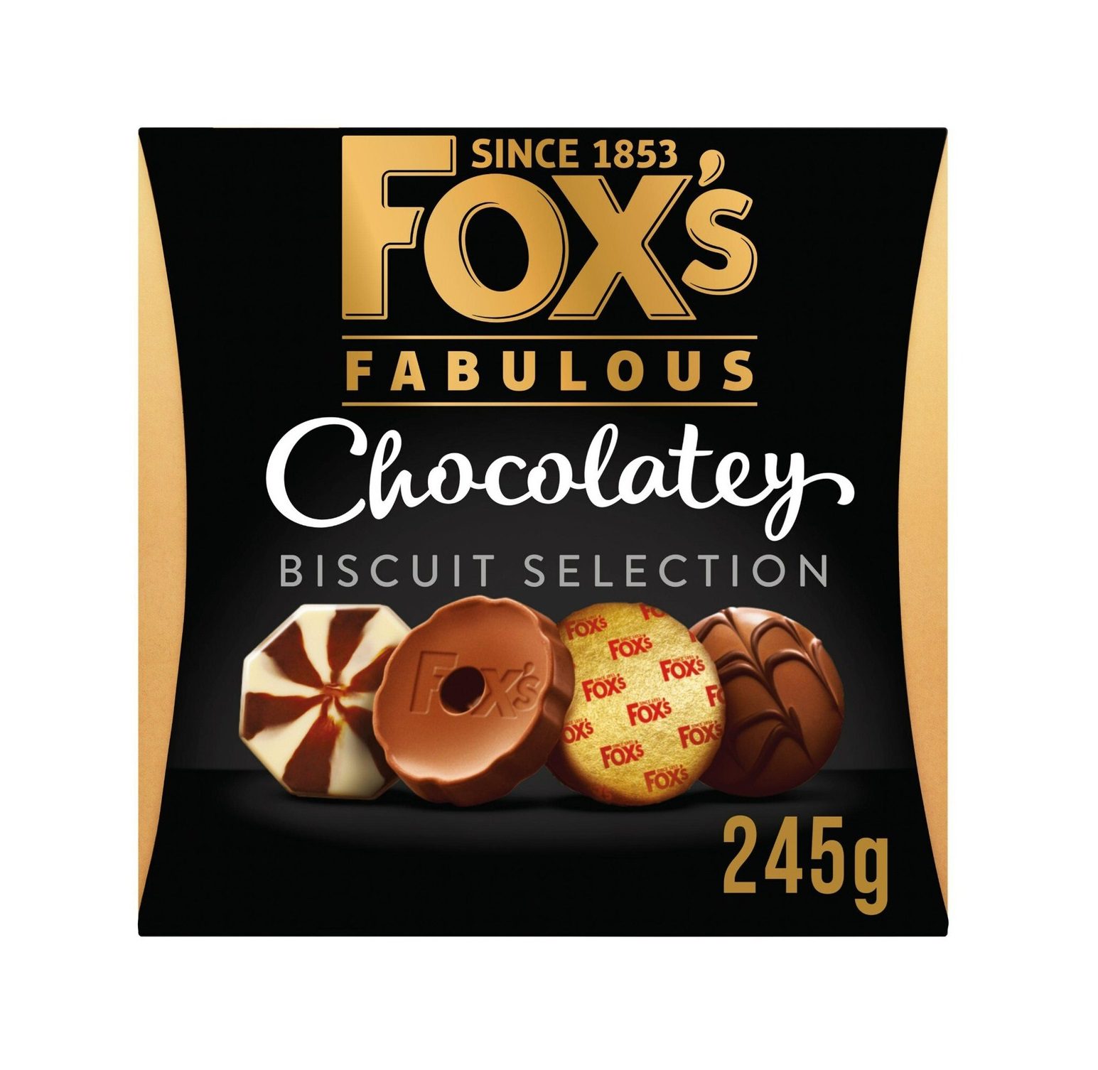 Foxs - Fabulous Chocolatey Biscuit selection 245g - BBE 05/2026