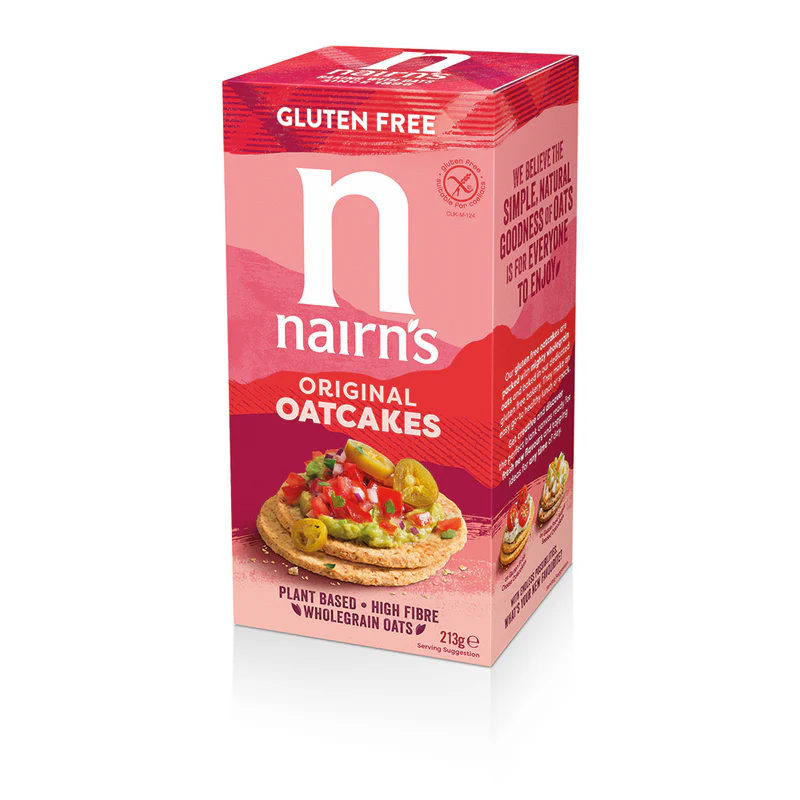 Nairns - Original Oatcakes - Gluten Free - 213g BBE 15/12/25